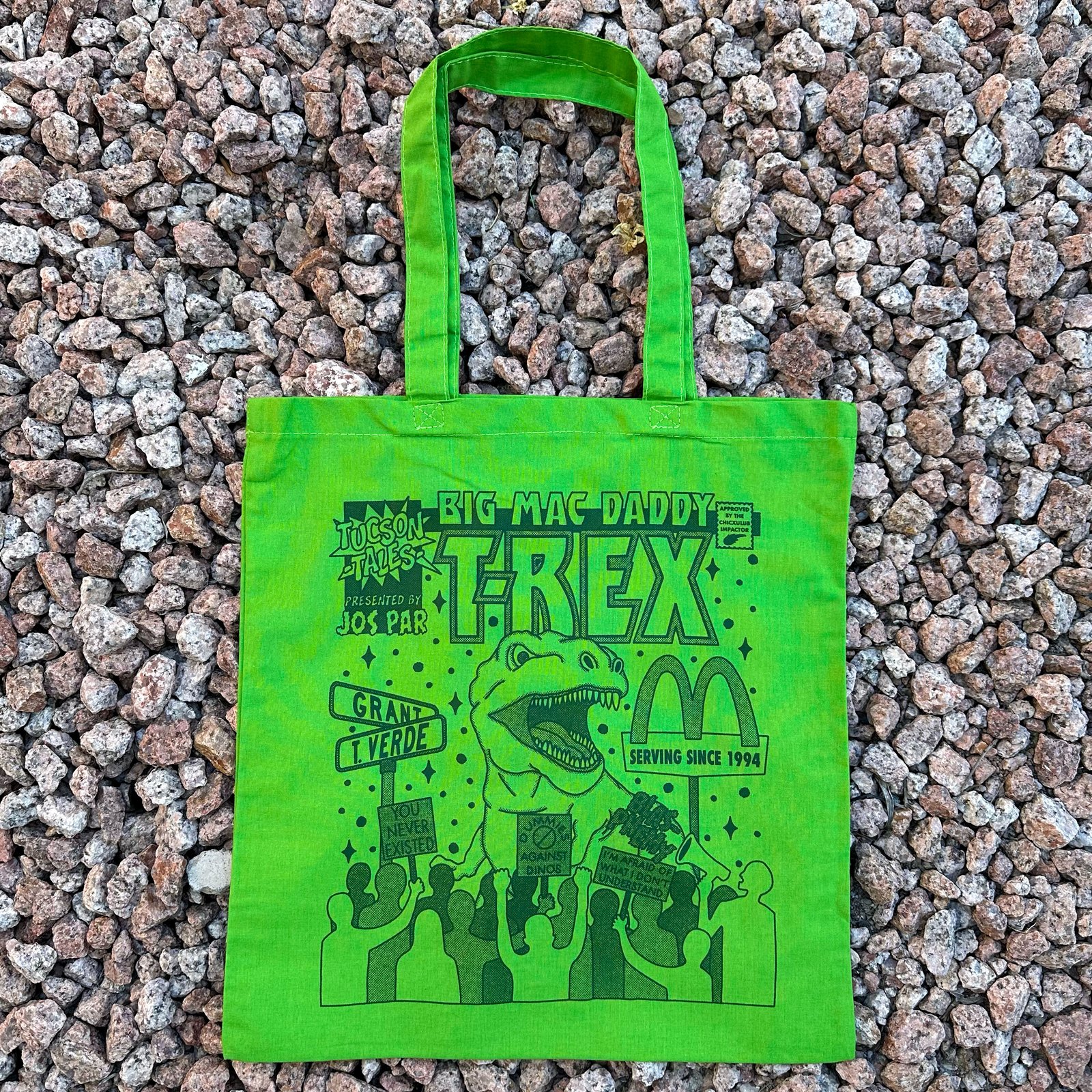 Big Mac Daddy Lime Tote Bag | Jos Par